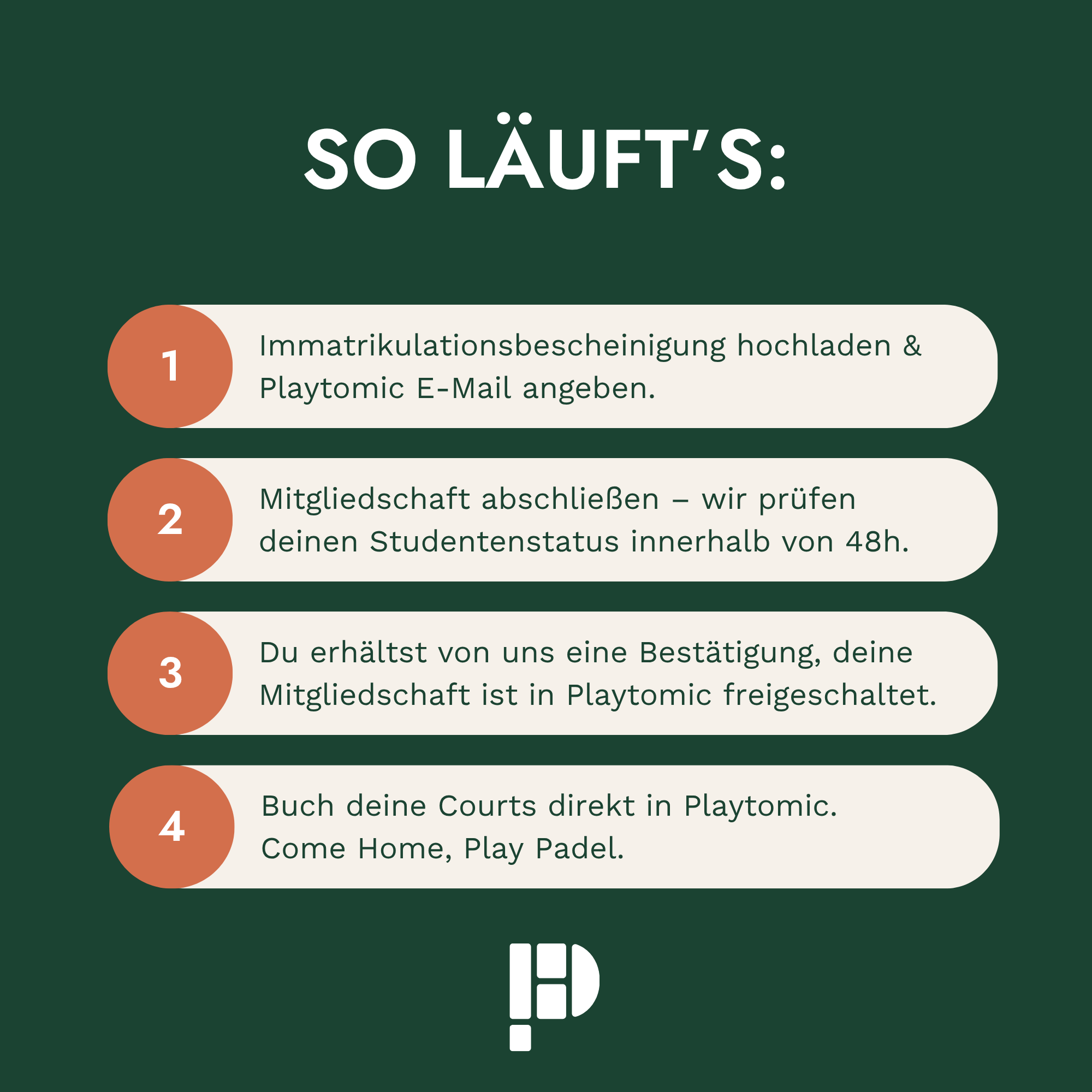 Studenten-Mitgliedschaft – Padel, Gym & Co-Working